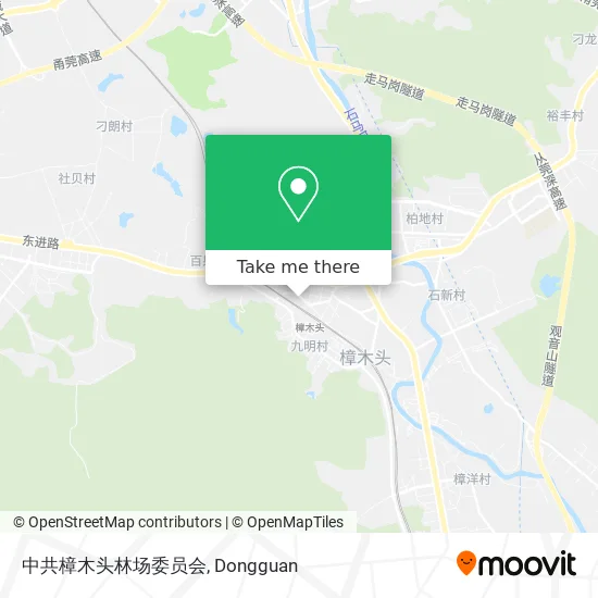 中共樟木头林场委员会 map