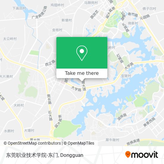 东莞职业技术学院-东门 map
