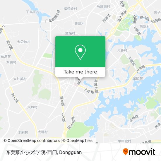 东莞职业技术学院-西门 map