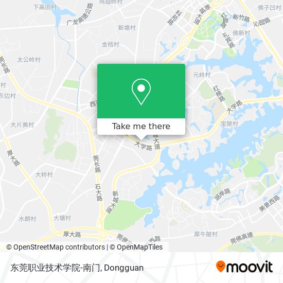东莞职业技术学院-南门 map