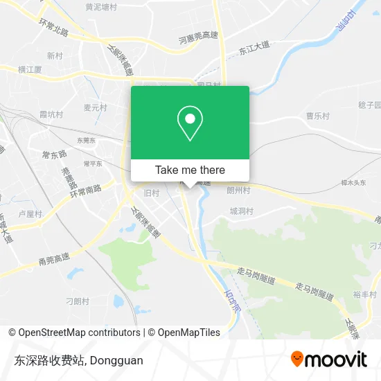 东深路收费站 map
