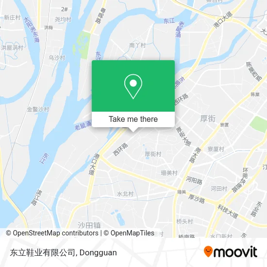 东立鞋业有限公司 map