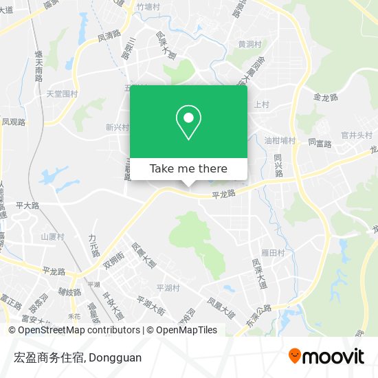 宏盈商务住宿 map