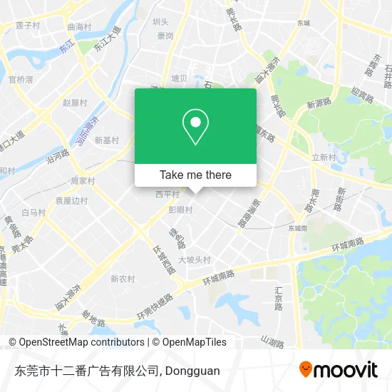 东莞市十二番广告有限公司 map