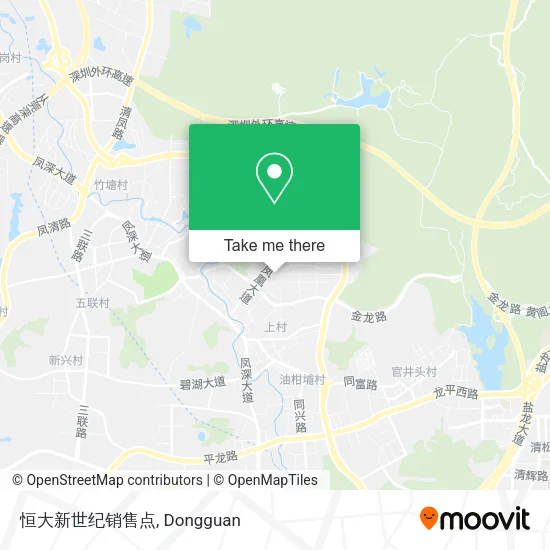 恒大新世纪销售点 map