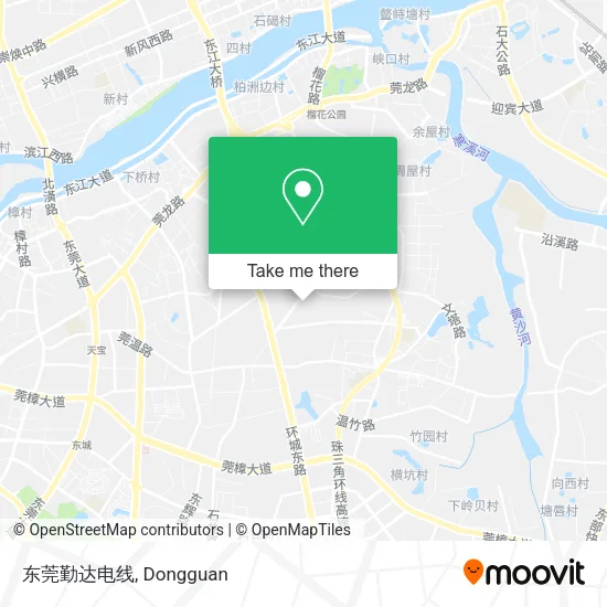东莞勤达电线 map