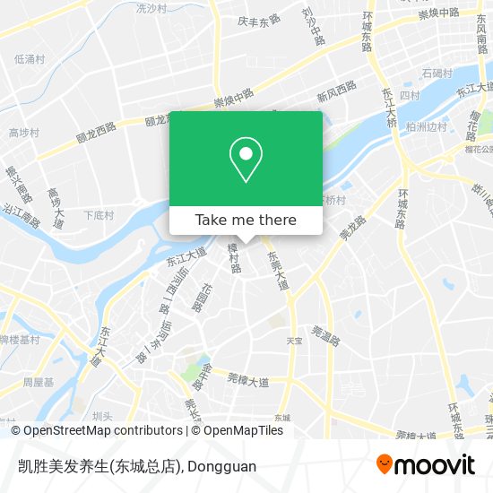 凯胜美发养生(东城总店) map