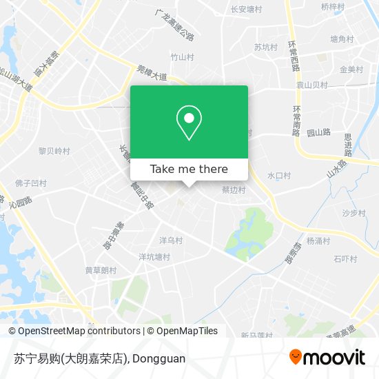 苏宁易购(大朗嘉荣店) map