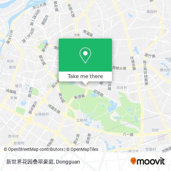 新世界花园叠翠豪庭 map