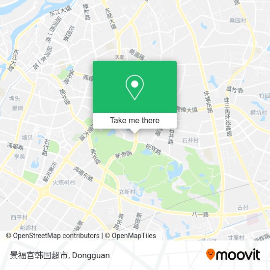景福宫韩国超市 map