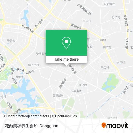 花颜美容养生会所 map