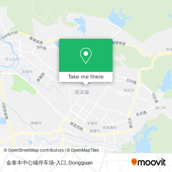 金泰丰中心城停车场-入口 map