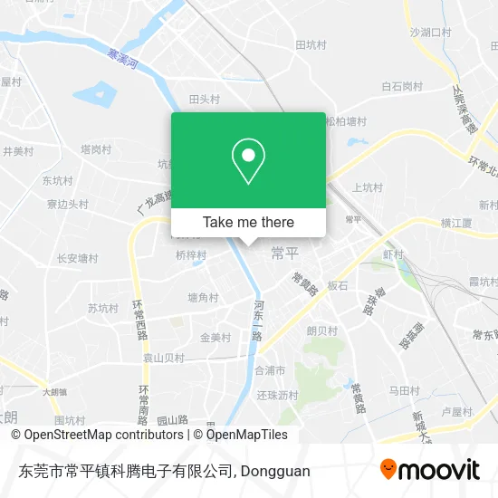 东莞市常平镇科腾电子有限公司 map