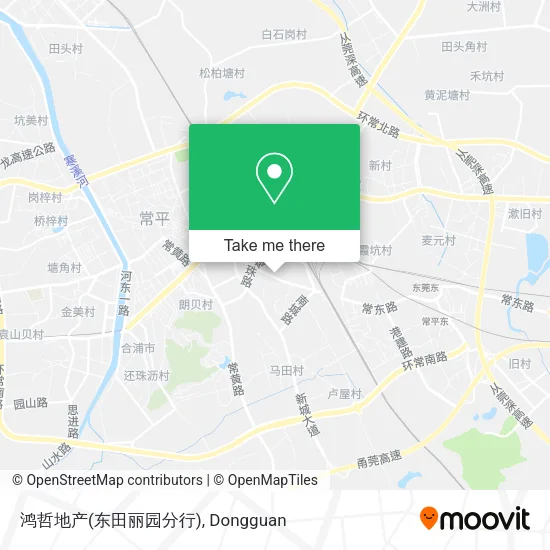 鸿哲地产(东田丽园分行) map