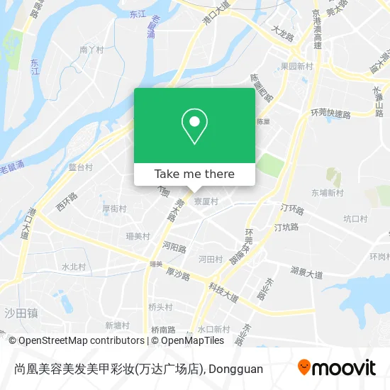 尚凰美容美发美甲彩妆(万达广场店) map