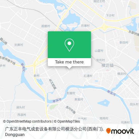 广东正丰电气成套设备有限公司横沥分公司(西南门) map