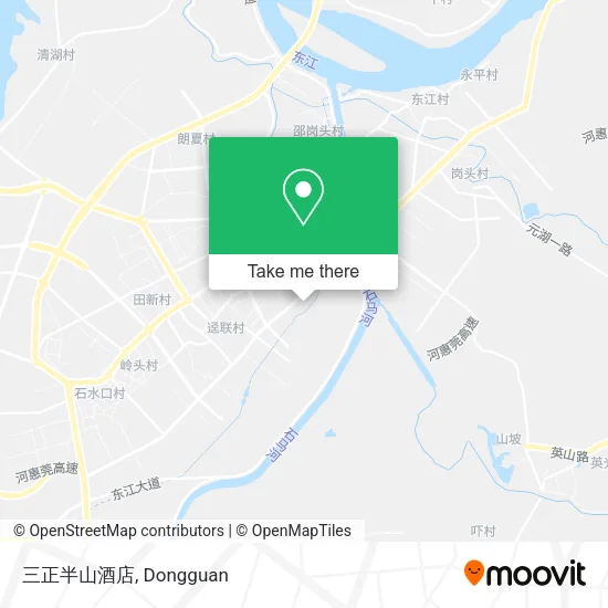 三正半山酒店 map
