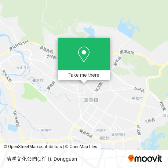 清溪文化公园(北门) map