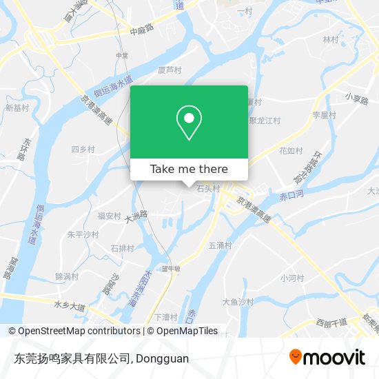 东莞扬鸣家具有限公司 map