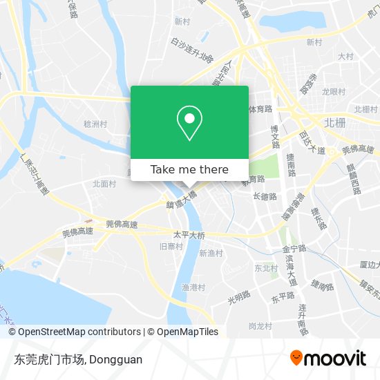 东莞虎门市场 map