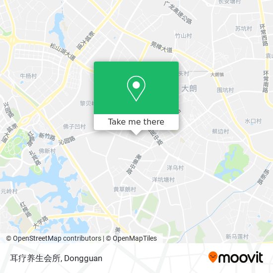 耳疗养生会所 map