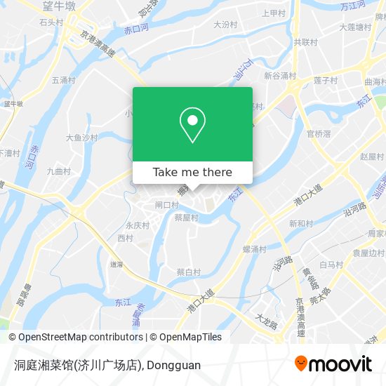 洞庭湘菜馆(济川广场店) map