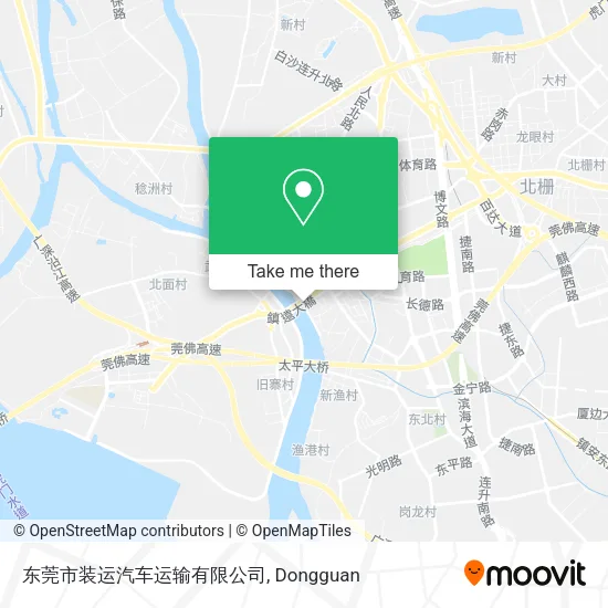 东莞市装运汽车运输有限公司 map