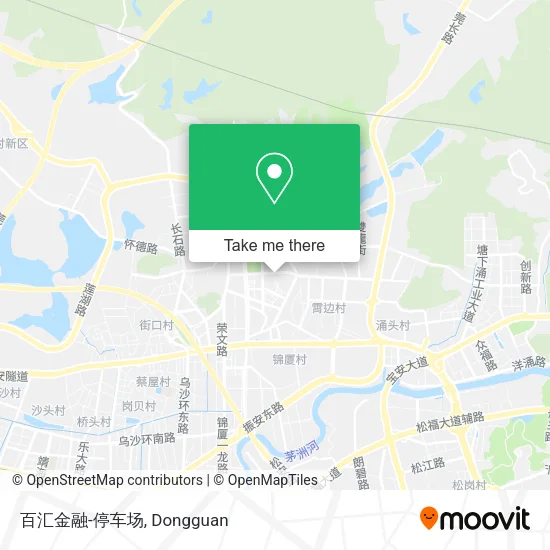 百汇金融-停车场 map