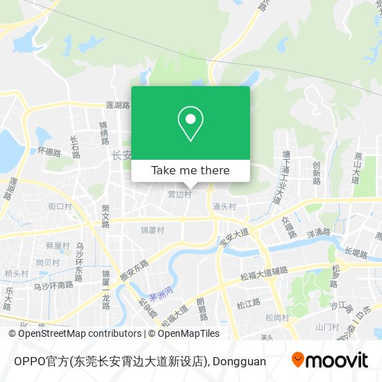 OPPO官方(东莞长安霄边大道新设店) map