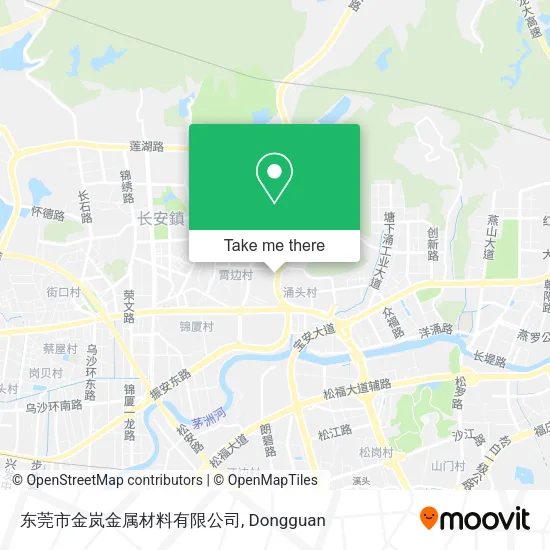 东莞市金岚金属材料有限公司 map