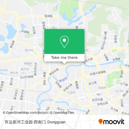 宵边新河工业园-西南门 map