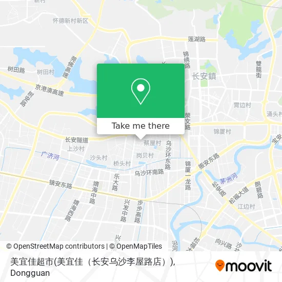 美宜佳超市(美宜佳（长安乌沙李屋路店）) map