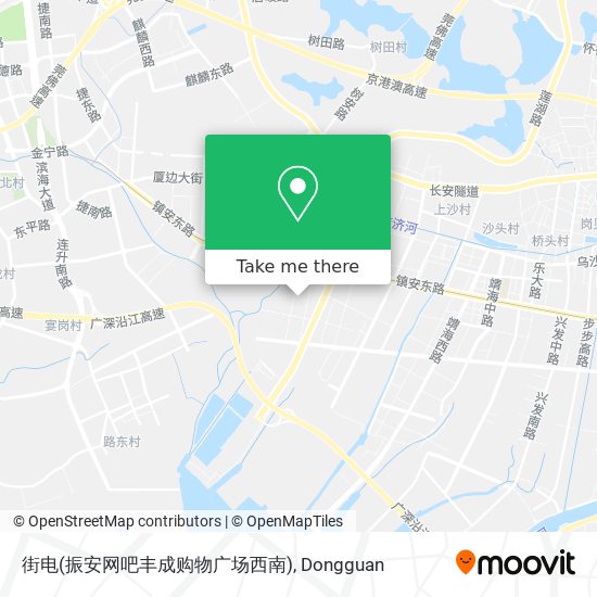街电(振安网吧丰成购物广场西南) map