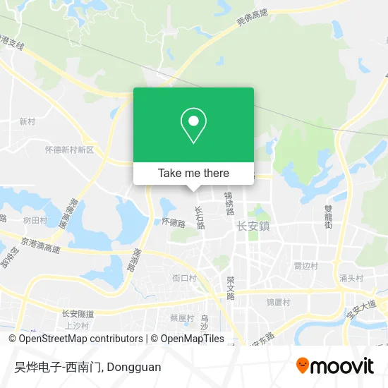 昊烨电子-西南门 map