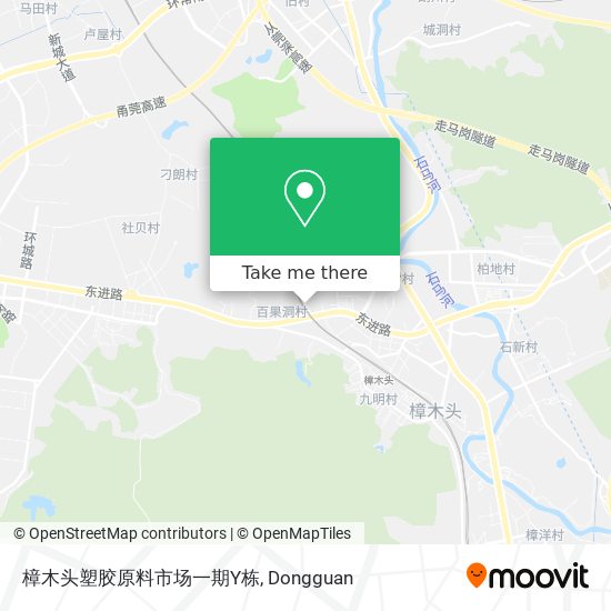 樟木头塑胶原料市场一期Y栋 map