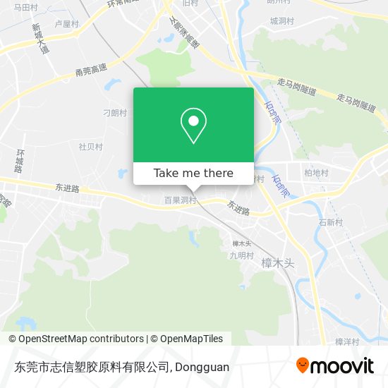 东莞市志信塑胶原料有限公司 map