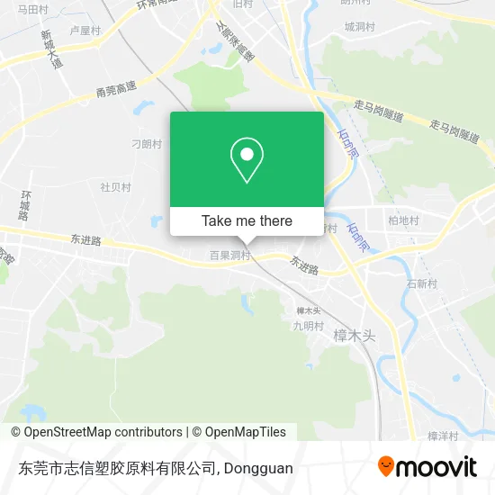 东莞市志信塑胶原料有限公司 map