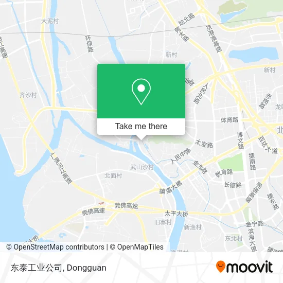 东泰工业公司 map