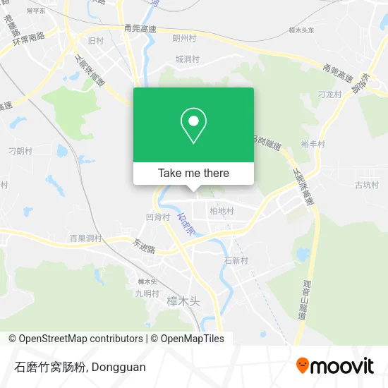 石磨竹窝肠粉 map