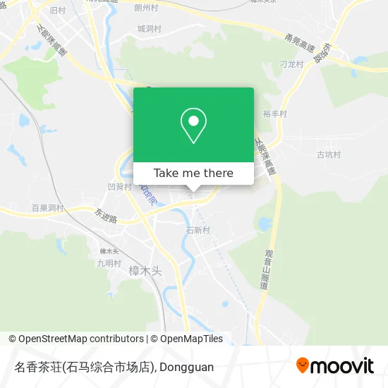 名香茶荘(石马综合市场店) map