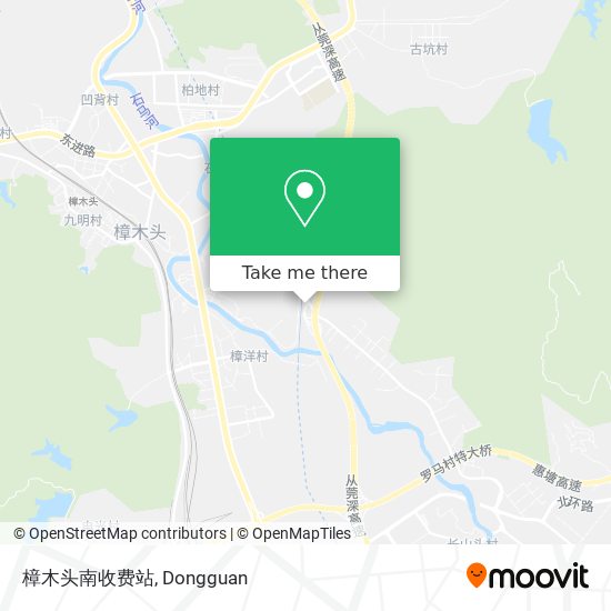 樟木头南收费站 map