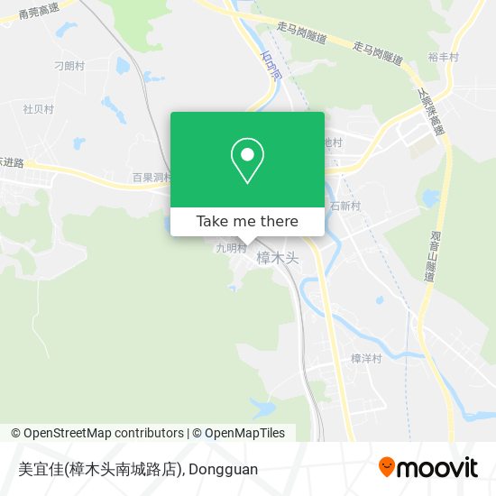 美宜佳(樟木头南城路店) map