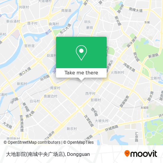 大地影院(南城中央广场店) map
