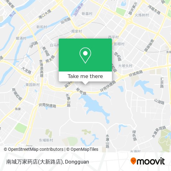 南城万家药店(大新路店) map