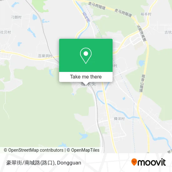 豪翠街/南城路(路口) map