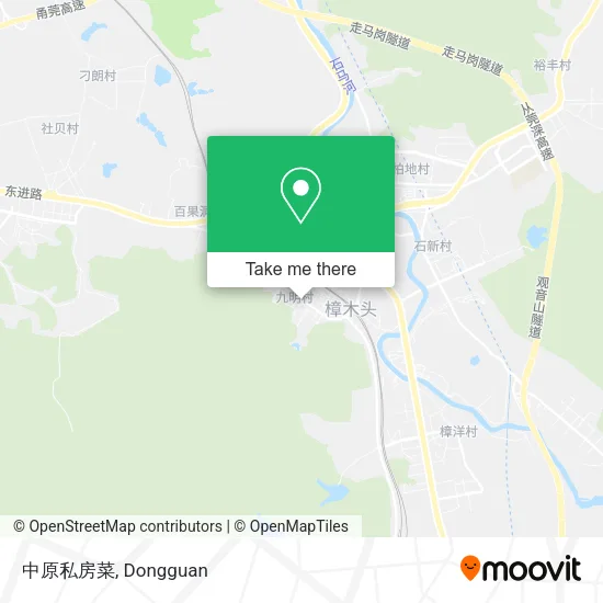 中原私房菜 map