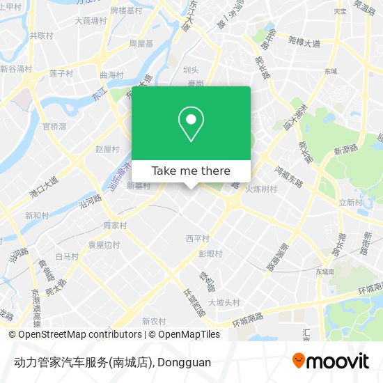 动力管家汽车服务(南城店) map