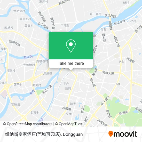 维纳斯皇家酒店(莞城可园店) map