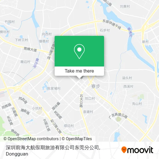 深圳前海大航假期旅游有限公司东莞分公司 map