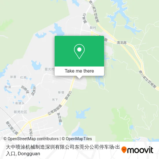 大中喷涂机械制造深圳有限公司东莞分公司停车场-出入口 map